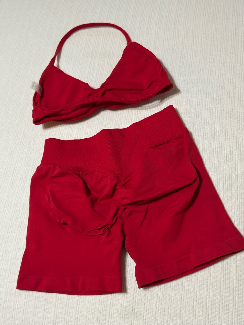 Matching Workout Set / Red / L Fits like S - Picture 2 of 2